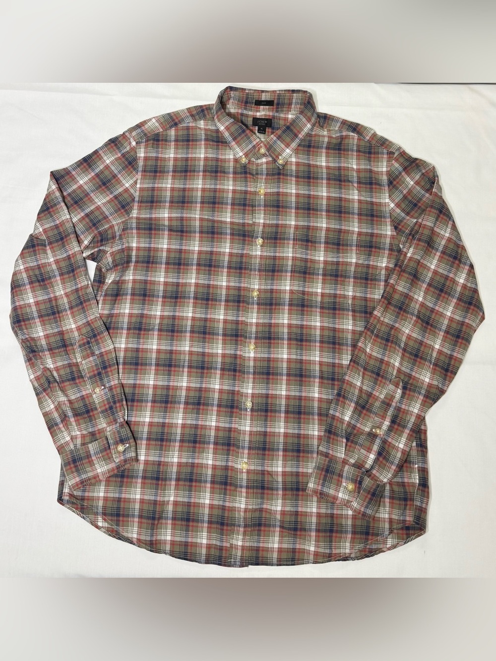 J. Crew Oxford Slim 100% Cotton Button Down Long-sleeve